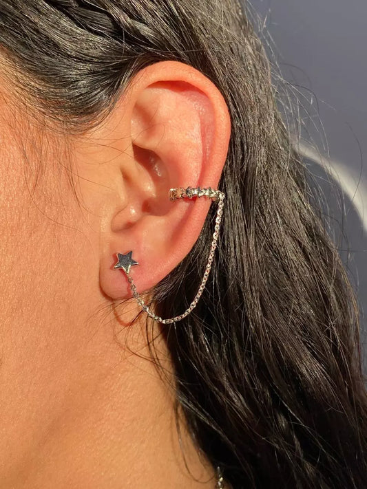 Earcuff estrella fugaz