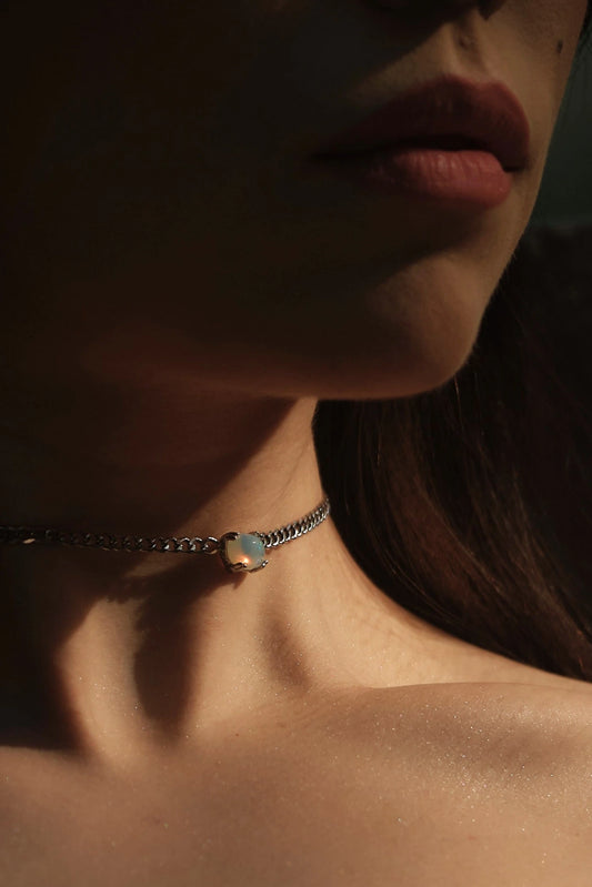 collar LUX opalo