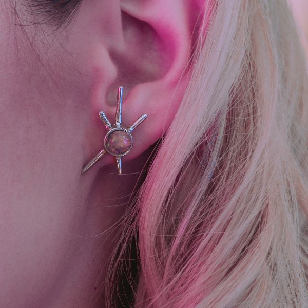 Aretes PULSAR plata DELTUM