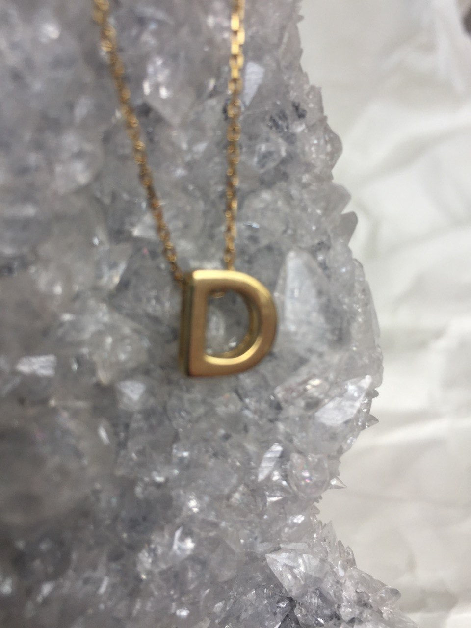 Collar INICIAL oro Deltum jewelry