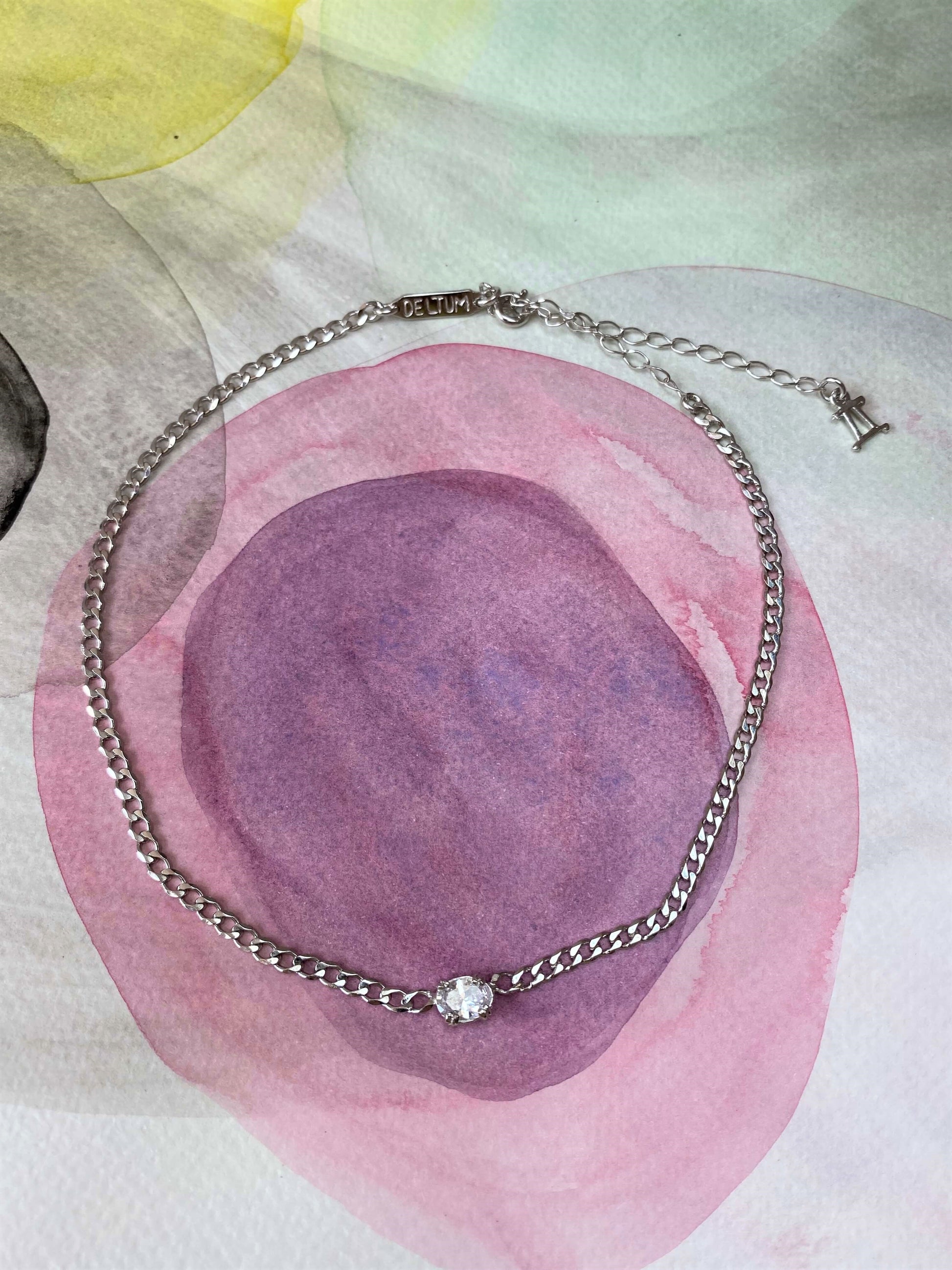 Collar LUX cristal DELTUM