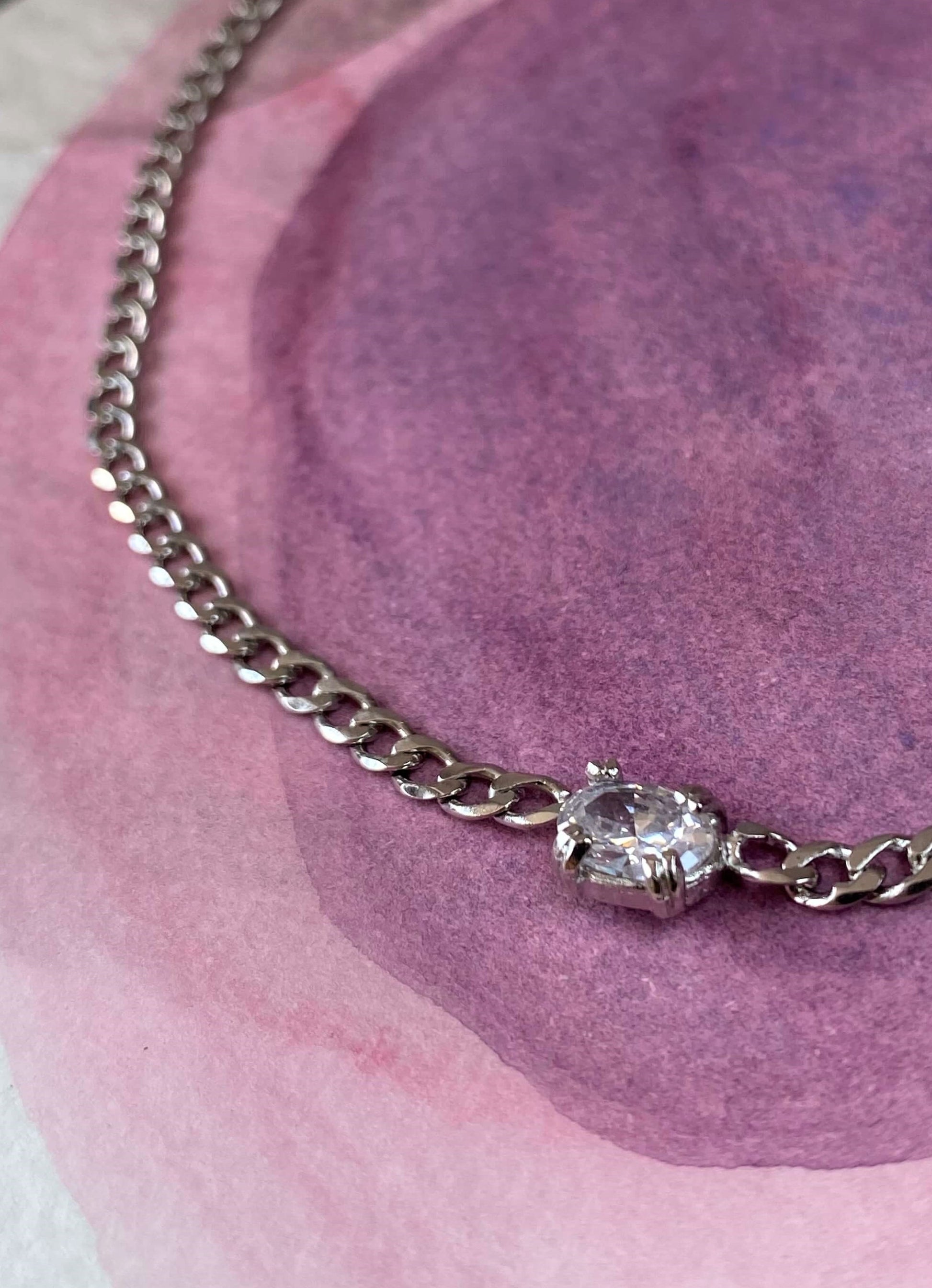 Collar LUX cristal DELTUM