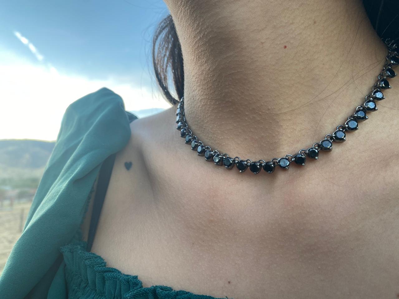 Collar CANDY negro DELTUM
